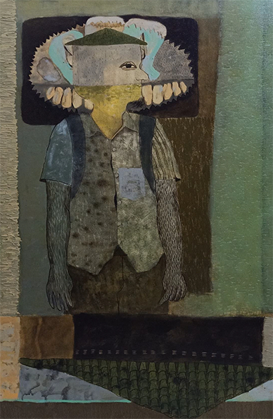 Contemporary Indian painting - cultural motif